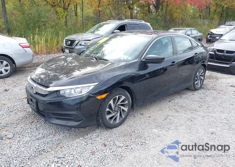 2016 Honda Civic Ex from USA, damaged, VIN 19XFC2F7XGE245178